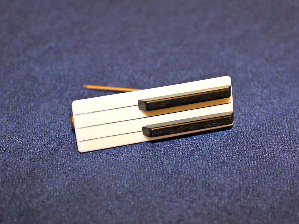 Jay Jackson - Piano Keyboard Ivory Pin