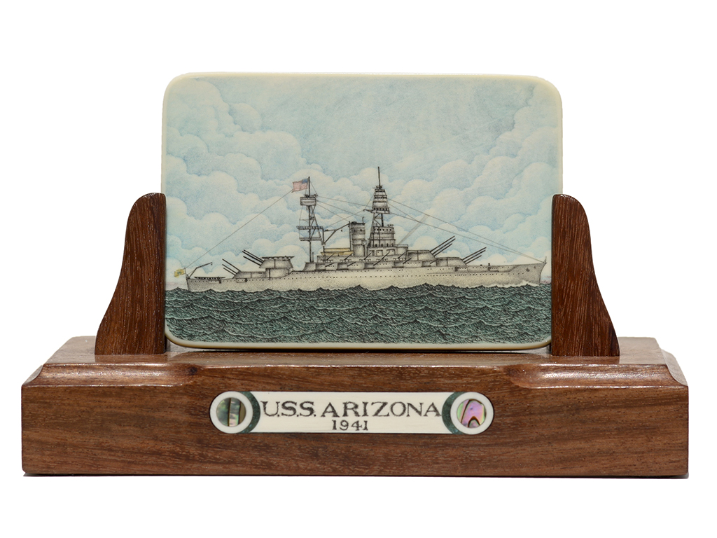 Joel Cowan Scrimshaw - U.S.S Arizona 1941