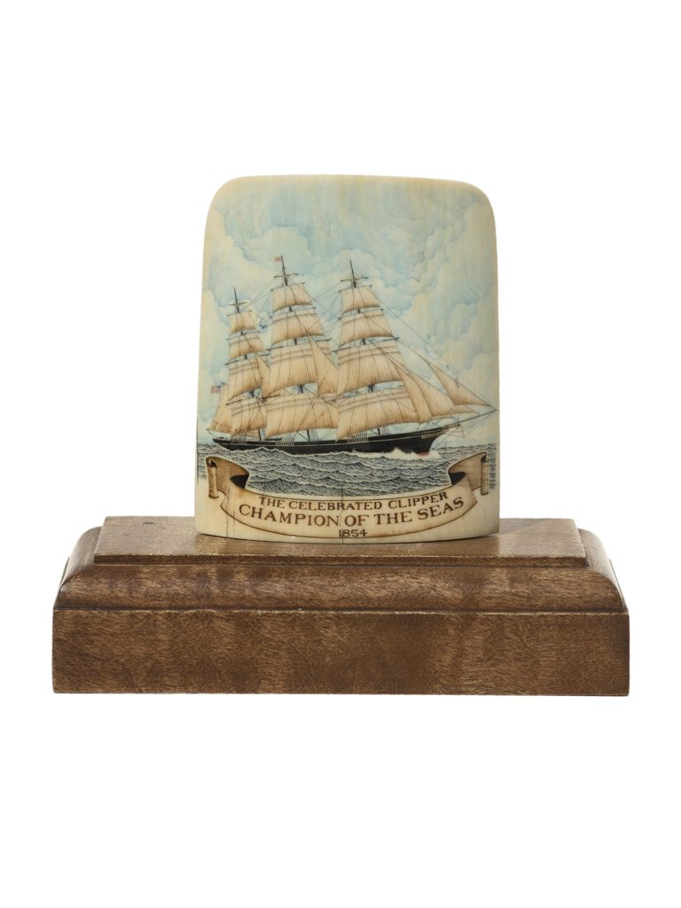 Joel Cowan Scrimshaw - The Celebrated Clipper Champion of the Seas 1854