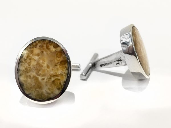 Ancient Walrus Tusk Ivory Cufflinks