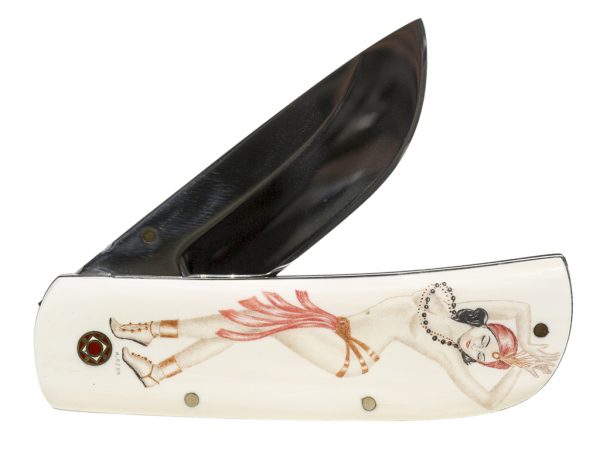 Karen Reno - Exotic Dancer Scrimshaw Knife