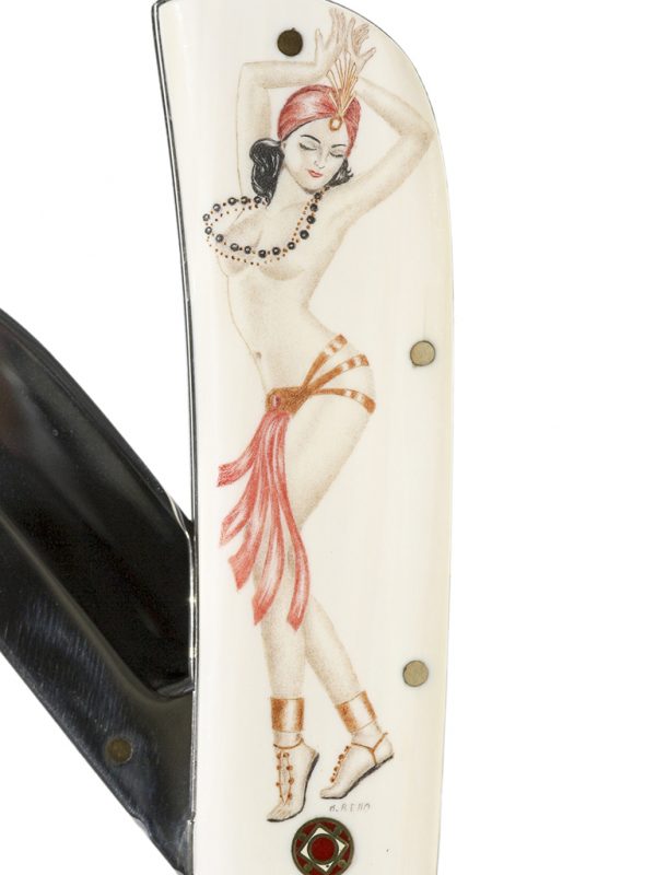 Karen Reno - Exotic Dancer Scrimshaw Knife