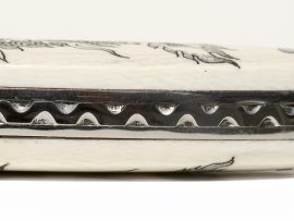 Double Dragons Scrimshaw Knife