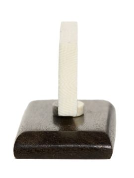 David Smith Scrimshaw - Osprey on Antique Ivory Domino