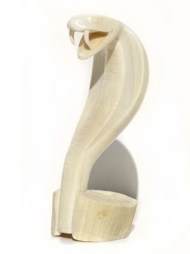 Armando Ramos Whale Tooth Carving - Deadly Cobra