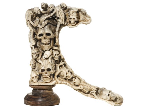 Unknown Artist - Antler Carving - Tree of Skulls