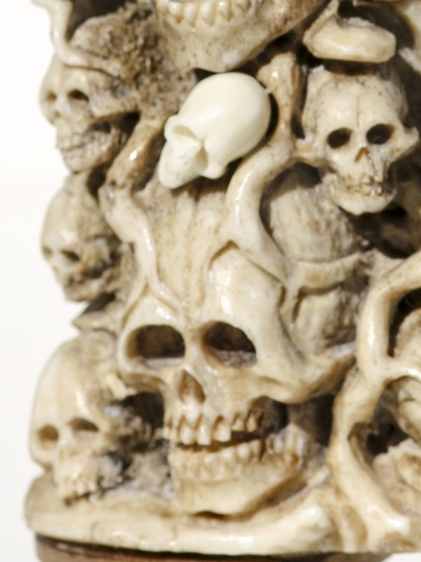 Unknown Artist - Antler Carving - Tree of Skulls