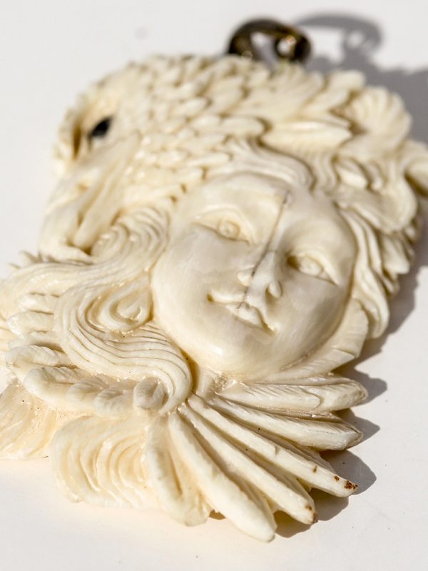 Unknown Artist - Mammoth Ivory Carving-Eagle Goddess