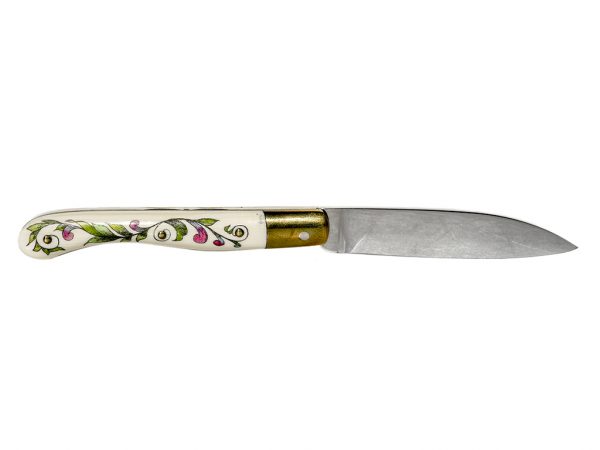 Roni Scriimshaw - Fontenille Pataud Scrimshaw Knife