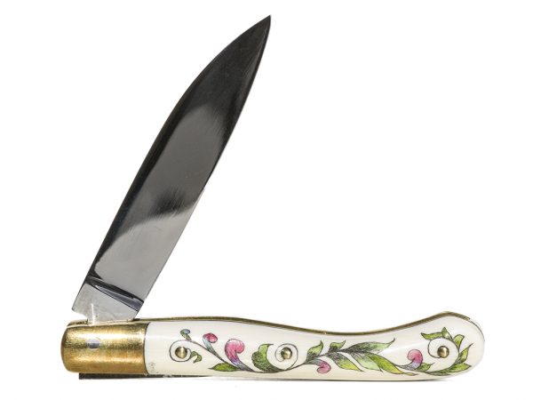 Roni Scriimshaw - Fontenille Pataud Scrimshaw Knife