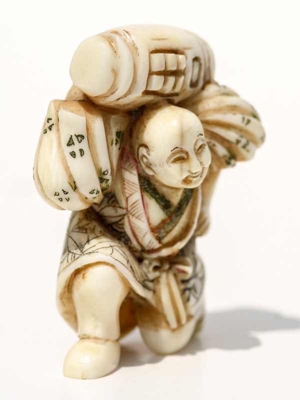 Unknown Artist - Man With Water Jug Netsuke