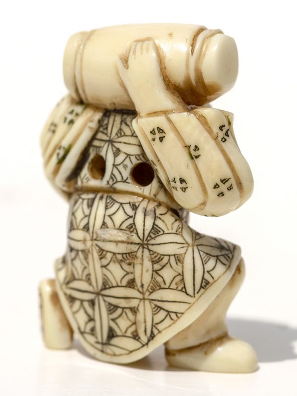 Unknown Artist - Man With Water Jug Netsuke