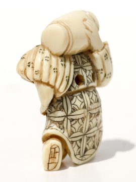 Unknown Artist - Man With Water Jug Netsuke