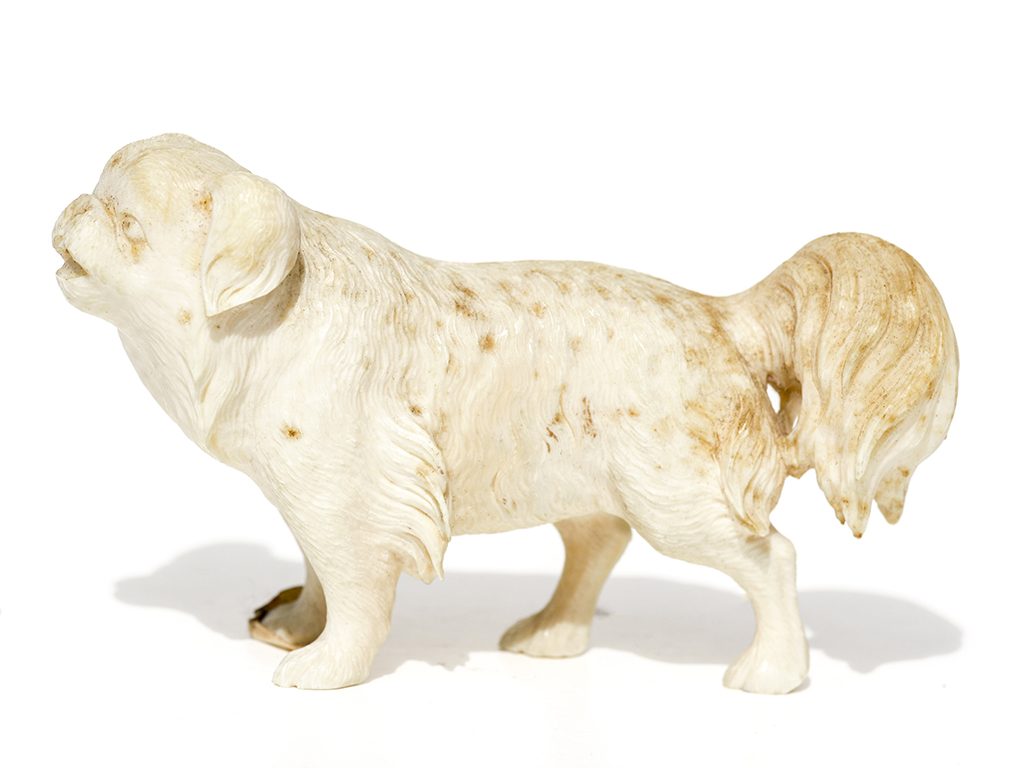 Unknown Carver - Pekingese Ivory Carving