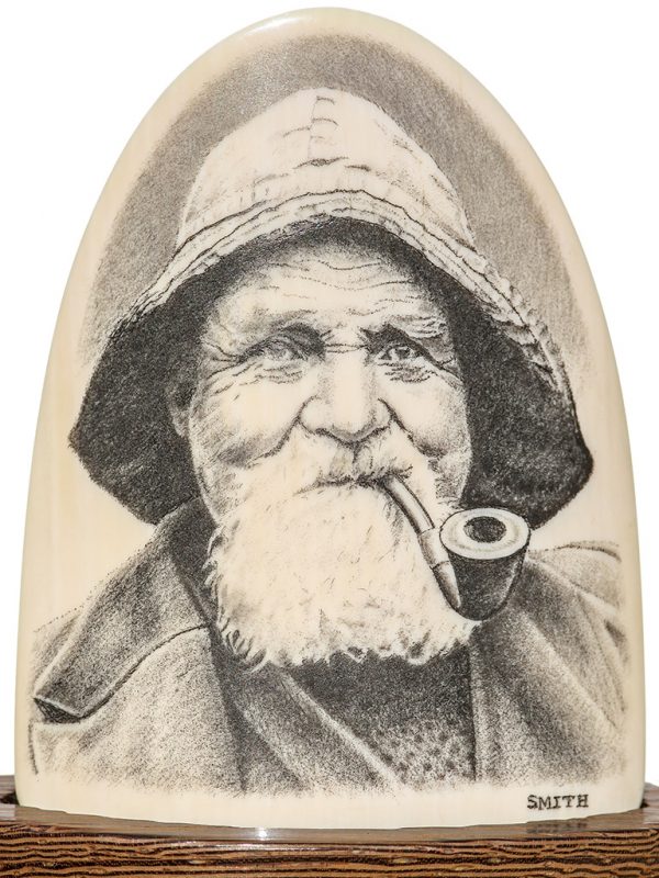 David Smith Scrimshaw - Uncle Charlie