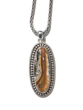 Sterling Silver Setting - Mammoth Tooth Pendant