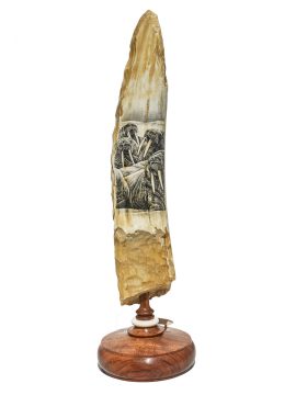 David Smith Scrimshaw - He Is Patient