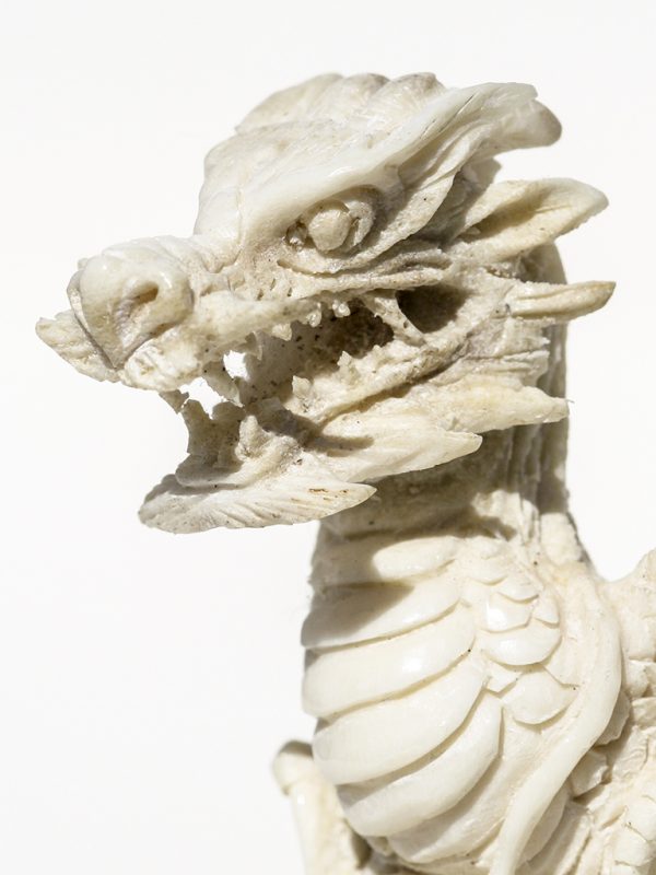 Unknown Carver - Dragon With Attitude - Scrimshaw Collector