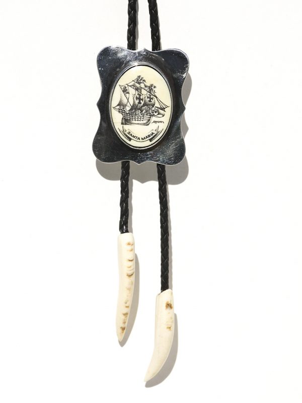 Ellery Knight Scrimshaw Bolo - Scrimshaw Collector