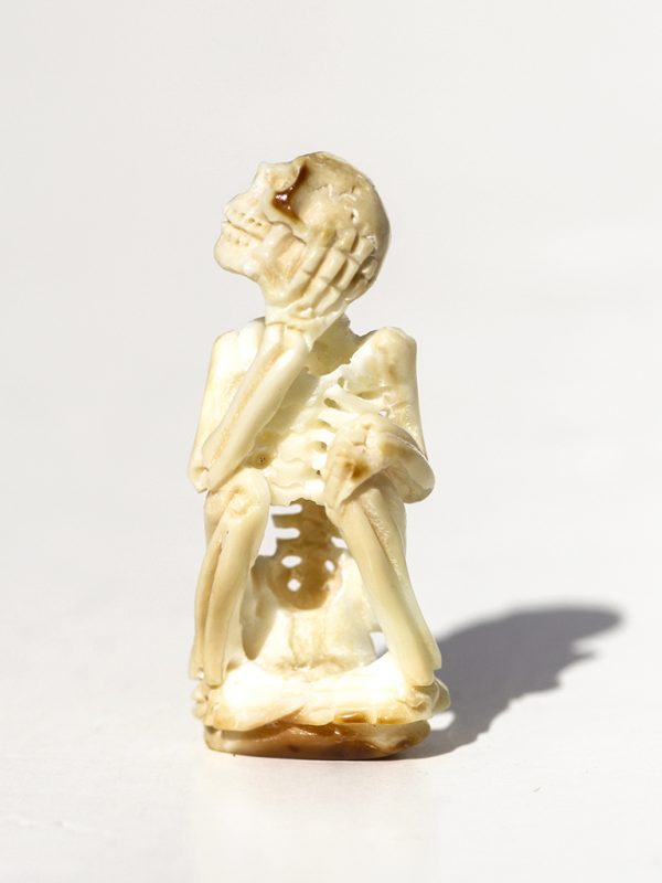 Yoga Pose Skeleton Carving - Image 3