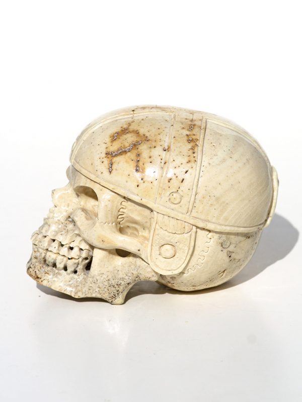 Unknown Artist - Skull with Football Helmet