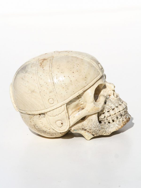 Unknown Artist - Skull with Football Helmet