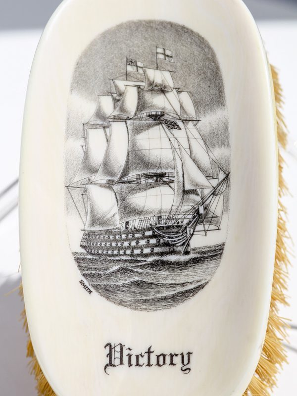 David Smith Scrimshaw - Nelson and Victory