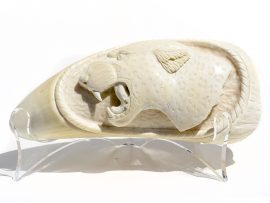 Ramos Carving - Whale's Tooth Carving - Tiger