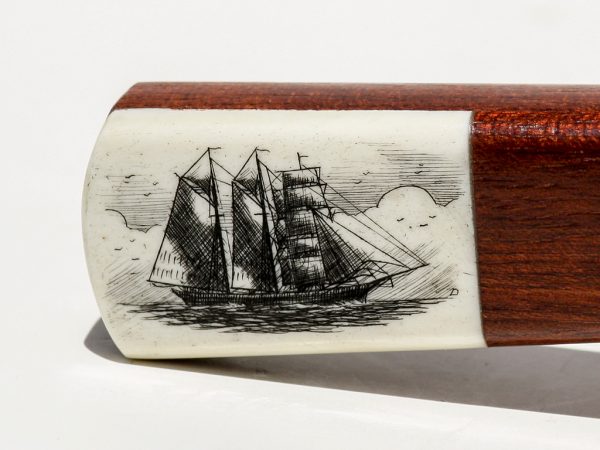 Gerry Dupont Scrimshaw - Oxbone Magnifying Glass