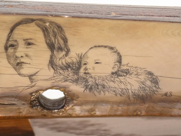 Mary Simpson Scrimshaw - Native Mother and Child