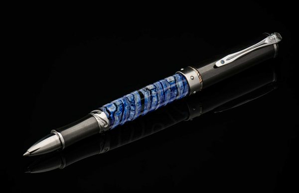 William Henry Cabernet Blue Mammoth Rollerball Pen