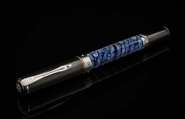 William Henry Cabernet Blue Mammoth Rollerball Pen