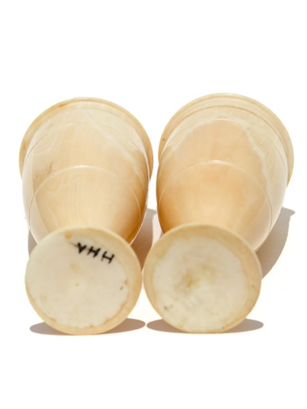 HHA Carver - Whale Tooth Salt and Pepper Shakers