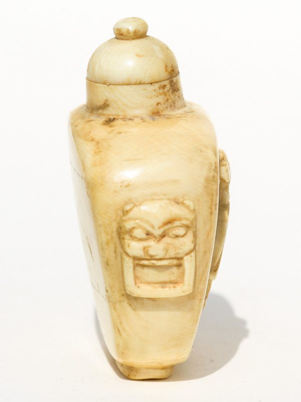 Unknown Artist - Antique Carved Ivory Snuff Bottle