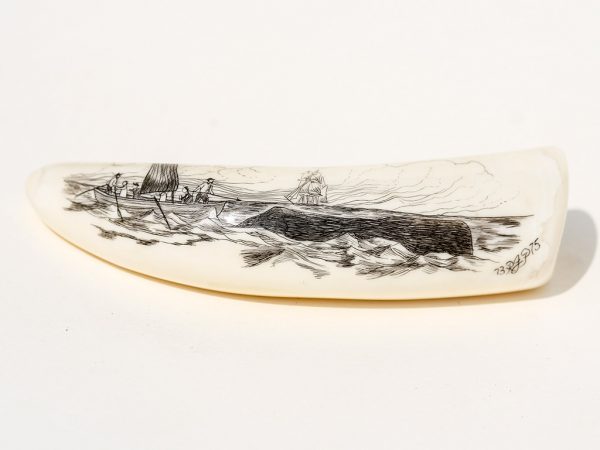 Ray Peters Scrimshaw - Close to Whale