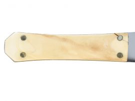 Ellery Knight Scrimshaw - Ellery Knight Lion Knife