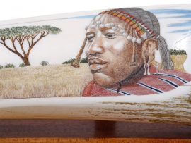 Gary Williams Scrimshaw - Masai Morn