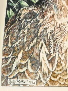 Kelly Mulford Scrimshaw - Heron Hunting