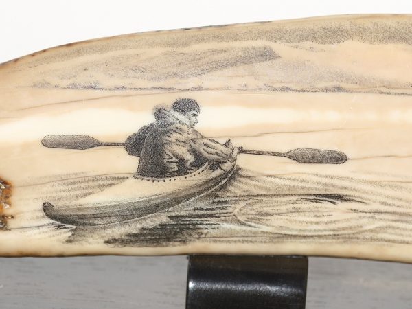 David Smith Scrimshaw - Hunting Departure