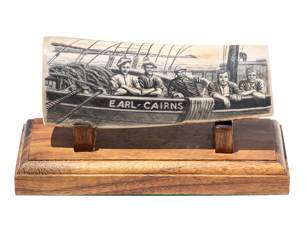 Martin Bandy Scrimshaw - Earl Cairns Crewmen