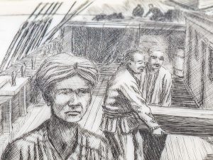 Martin Bandy Scrimshaw - Heavy Beam Onboard