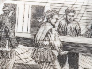 Martin Bandy Scrimshaw - Heavy Beam Onboard