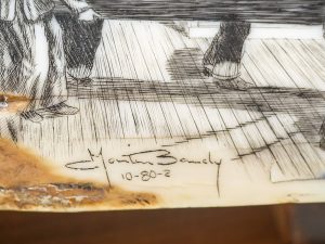 Martin Bandy Scrimshaw - Heavy Beam Onboard