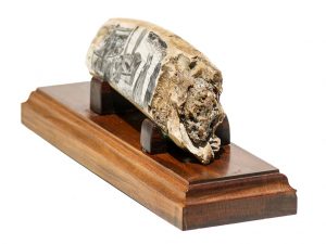 Martin Bandy Scrimshaw - Women Boarding a Ferry