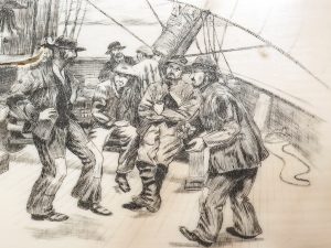 Martin Bandy Scrimshaw - Live Entertainment Onboard