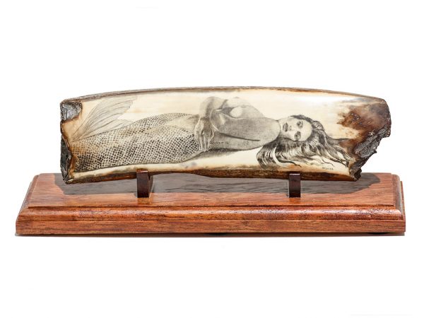 Barbara Cullen Scrimshaw - Stunning Sunbathing Mermaid