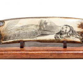 Barbara Cullen Scrimshaw - Stunning Sunbathing Mermaid