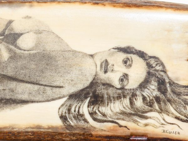 Barbara Cullen Scrimshaw - Stunning Sunbathing Mermaid