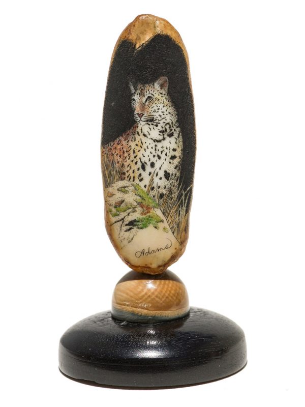 David Adams Scrimshaw - Leopard Hunting at Night