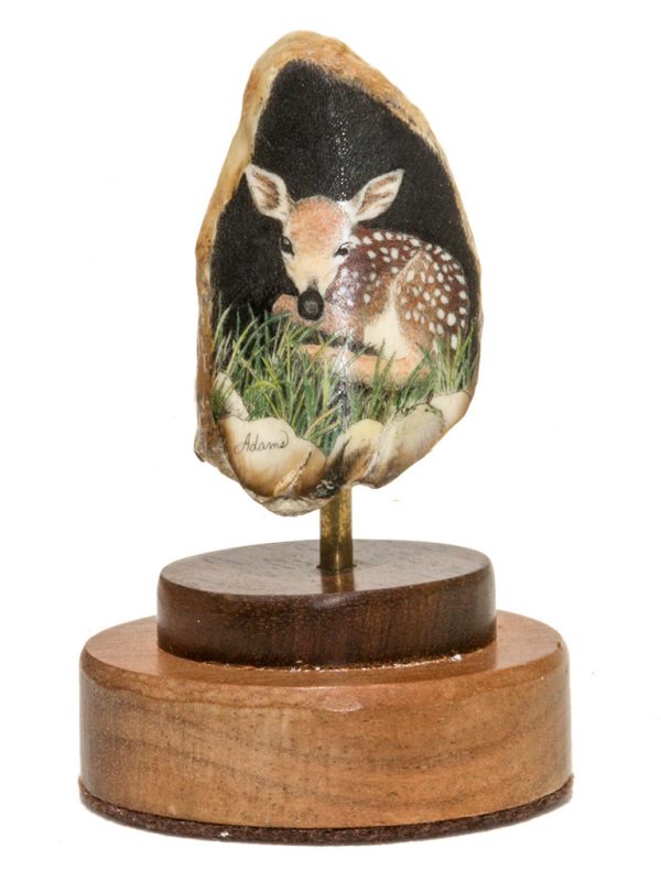 David Adams Scrimshaw - Fawn waiting for Doe